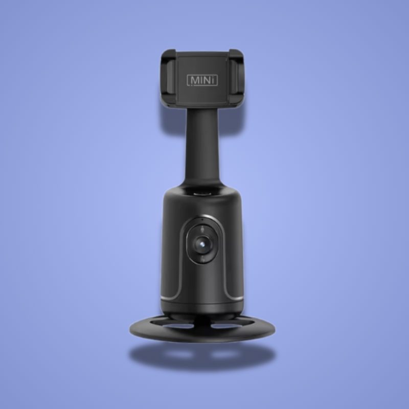 Kapturix Pro – Trépied Intelligent à Suivi Automatique | Rotation 360°, Détection Faciale & Stabilisation Vidéo pour Smartphone
